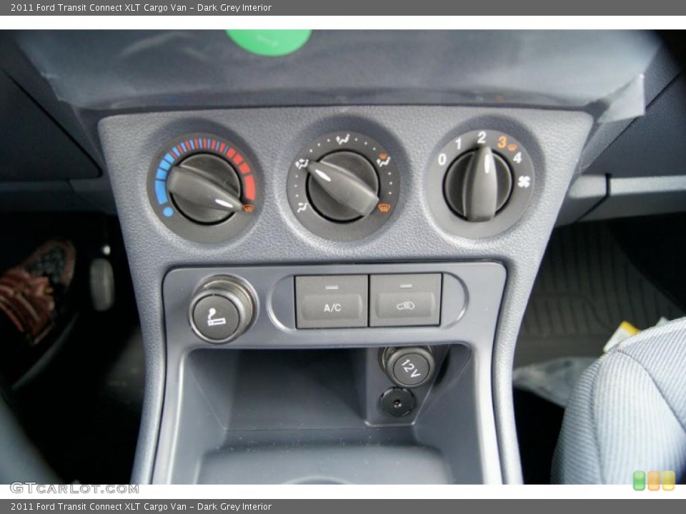 Dark Grey Interior Controls for the 2011 Ford Transit Connect XLT Cargo Van #43824657