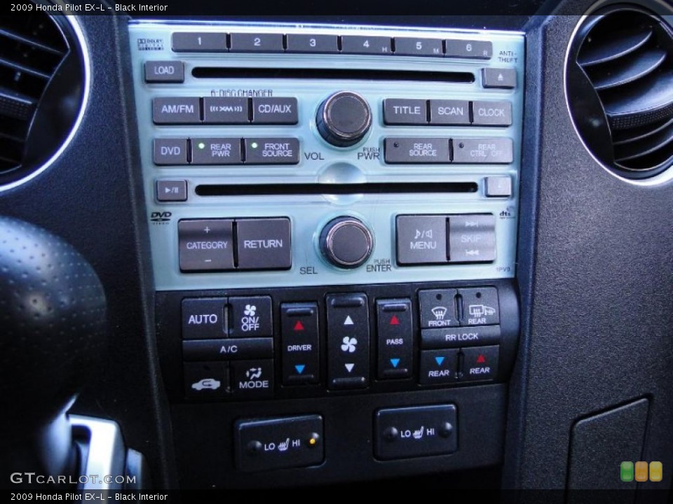 Black Interior Controls for the 2009 Honda Pilot EX-L #43825893