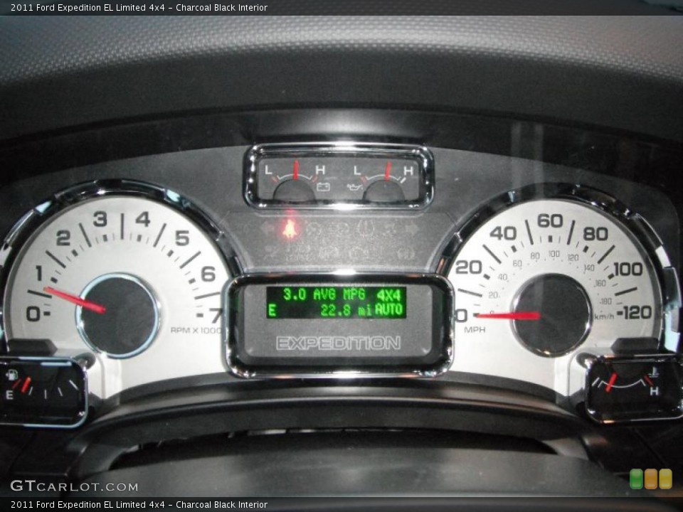 Charcoal Black Interior Gauges for the 2011 Ford Expedition EL Limited 4x4 #43828009