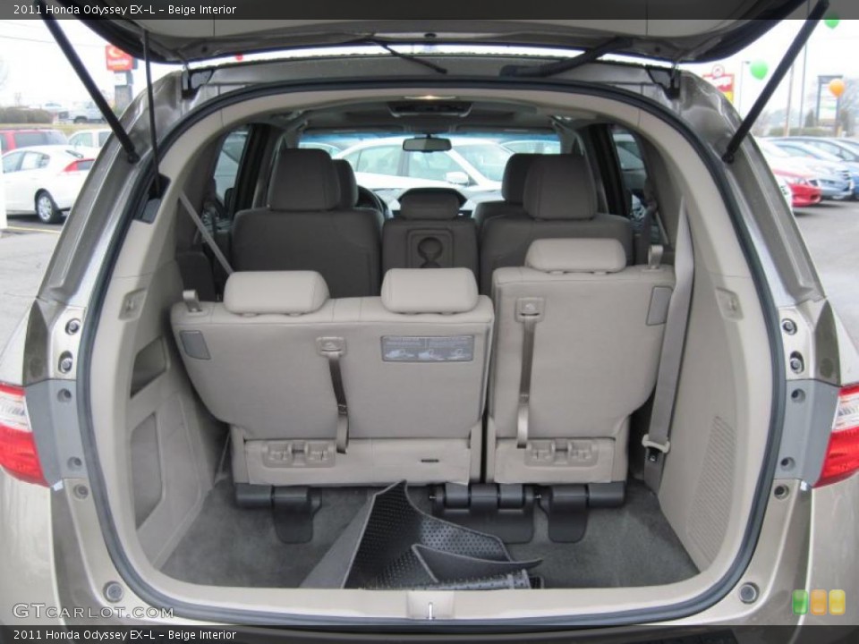 Beige Interior Trunk for the 2011 Honda Odyssey EX-L #43828781
