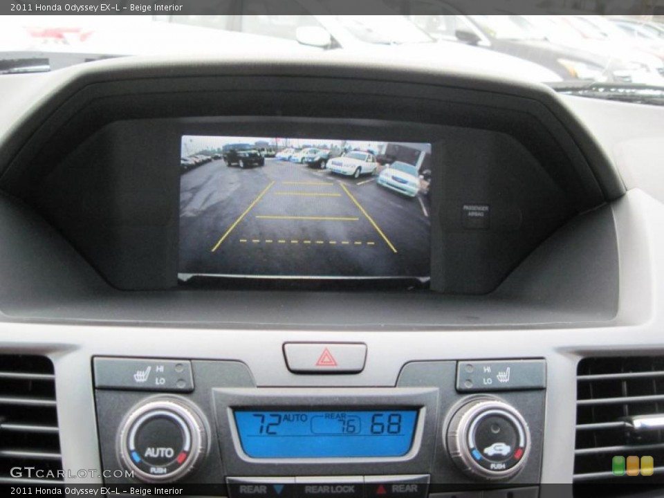 Beige Interior Controls for the 2011 Honda Odyssey EX-L #43828909