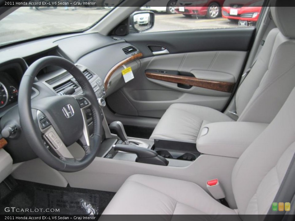 Gray Interior Photo for the 2011 Honda Accord EX-L V6 Sedan #43829161