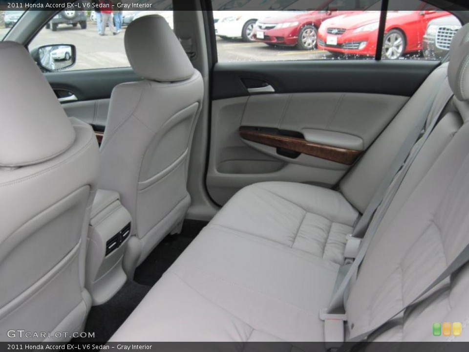 Gray Interior Photo for the 2011 Honda Accord EX-L V6 Sedan #43829181