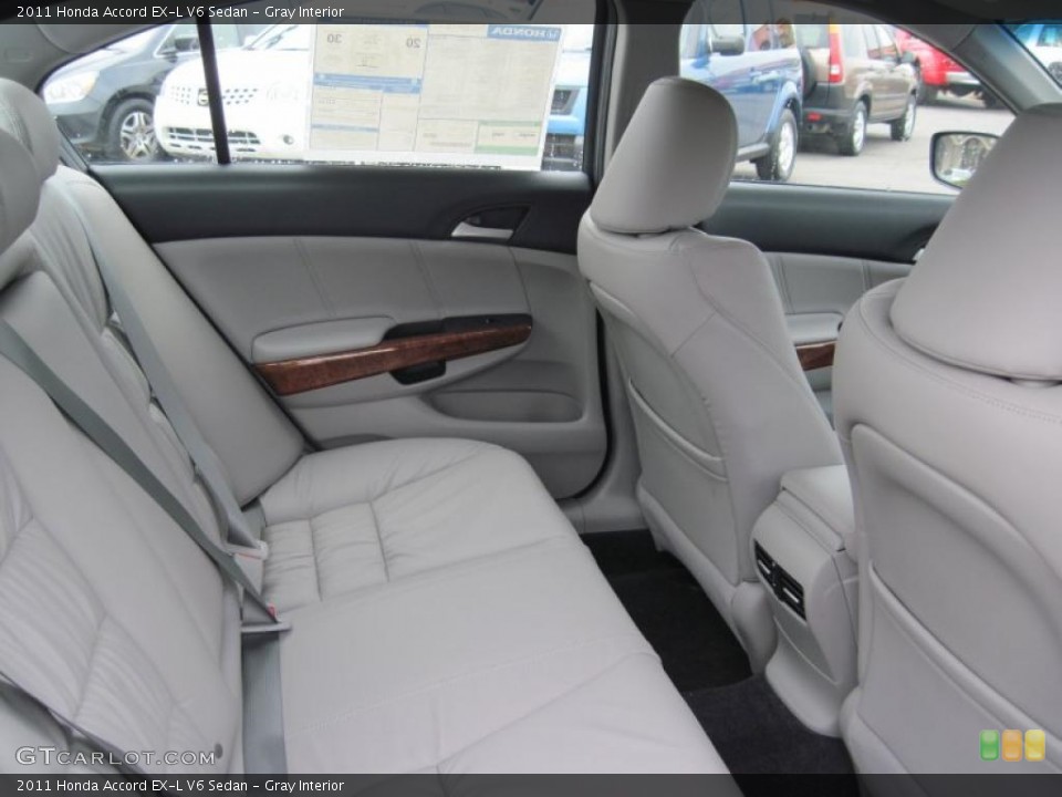 Gray Interior Photo for the 2011 Honda Accord EX-L V6 Sedan #43829196