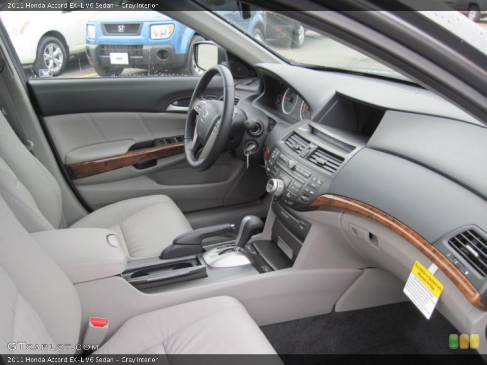 Gray Interior Photo for the 2011 Honda Accord EX-L V6 Sedan #43829209