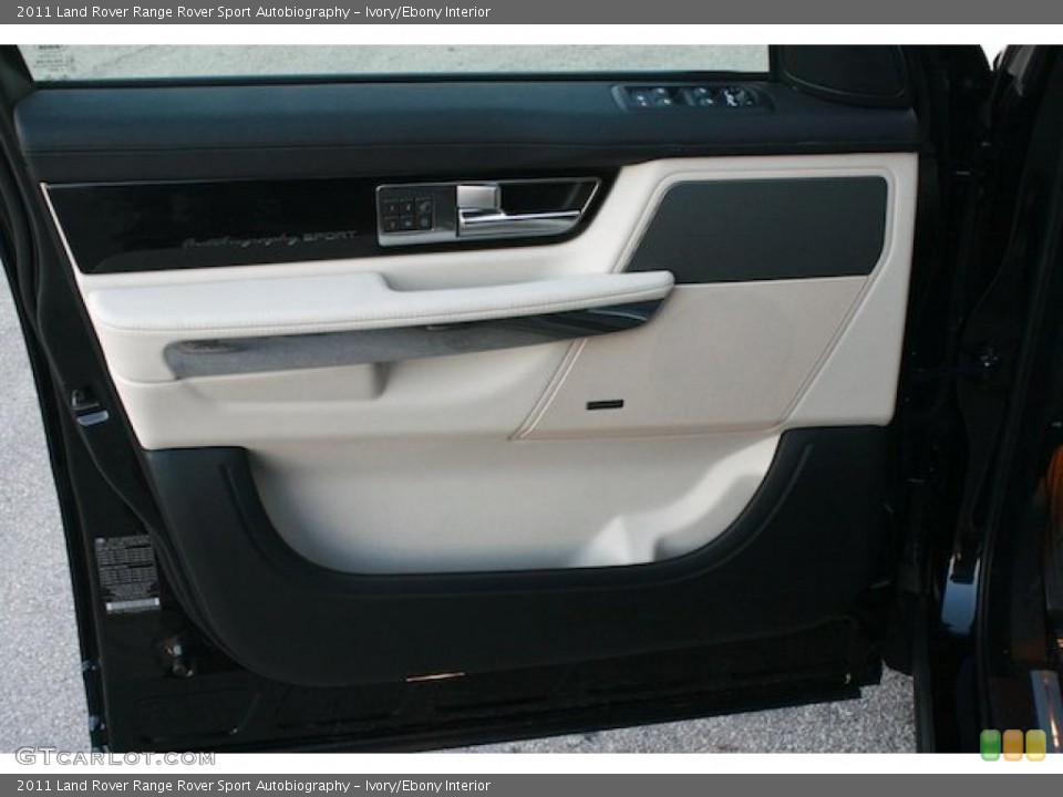 Ivory/Ebony Interior Door Panel for the 2011 Land Rover Range Rover Sport Autobiography #43829525