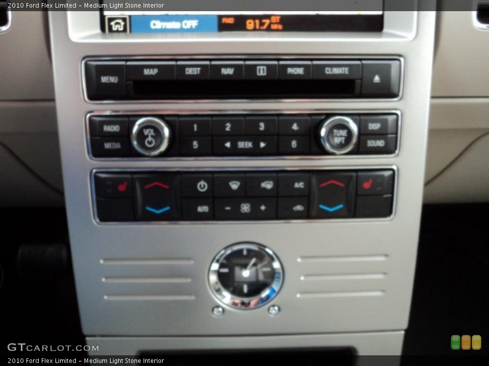 Medium Light Stone Interior Controls for the 2010 Ford Flex Limited #43833013