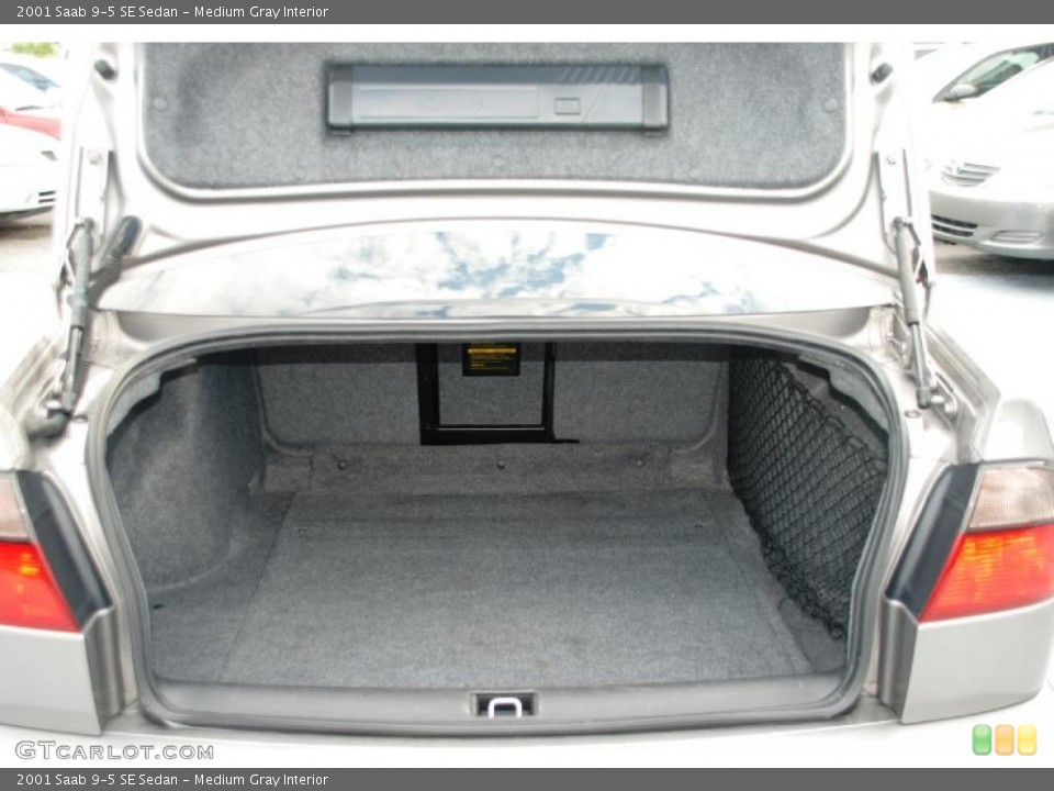 Medium Gray Interior Trunk for the 2001 Saab 9-5 SE Sedan #43835149