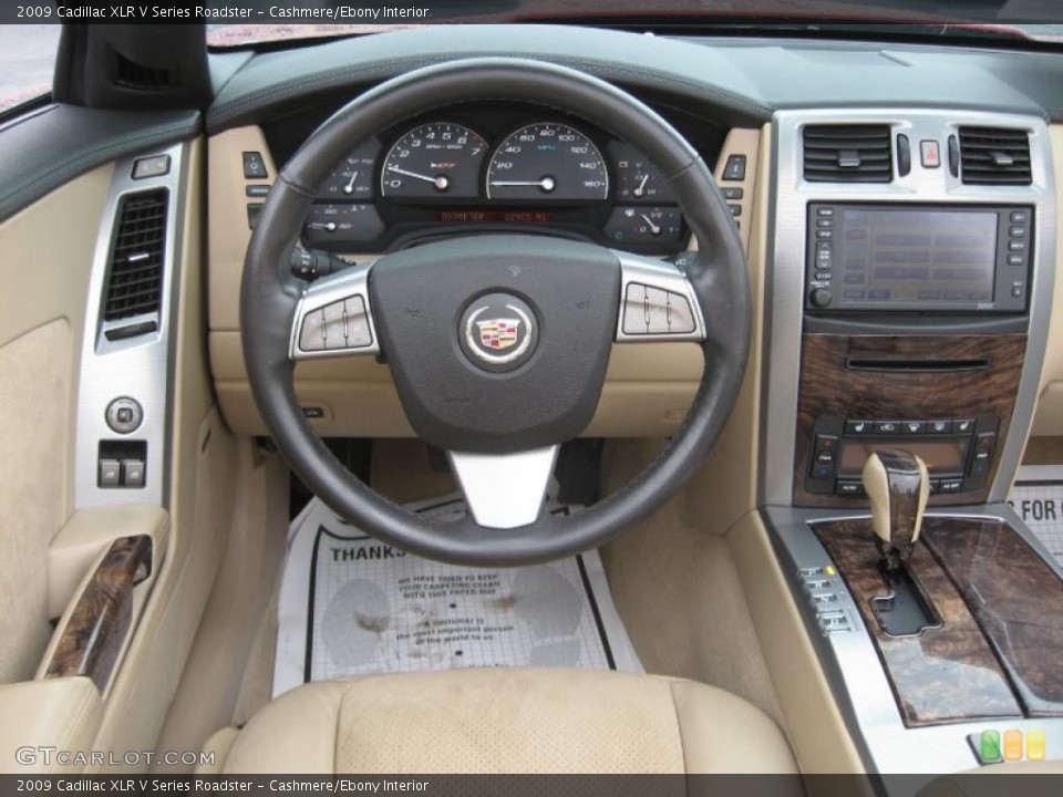 Cashmere/Ebony Interior Dashboard for the 2009 Cadillac XLR V Series Roadster #43838655