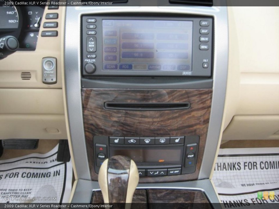 Cashmere/Ebony Interior Controls for the 2009 Cadillac XLR V Series Roadster #43838673