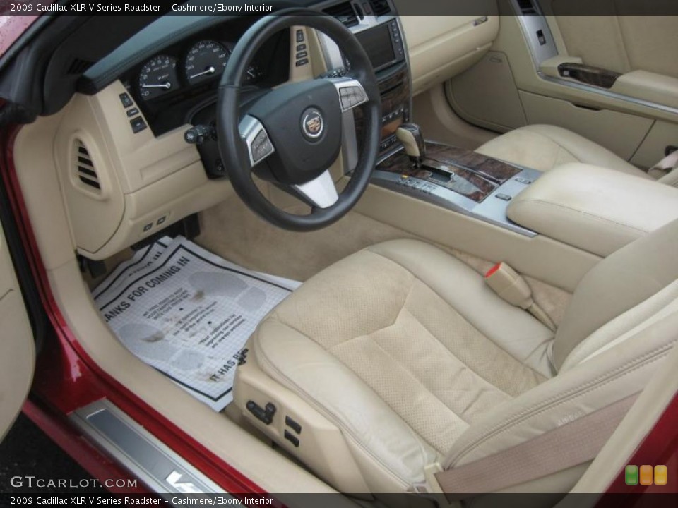 Cashmere/Ebony Interior Prime Interior for the 2009 Cadillac XLR V Series Roadster #43838693