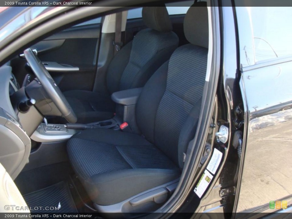 Dark Charcoal Interior Photo for the 2009 Toyota Corolla XRS #43841751