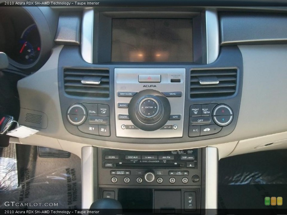 Taupe Interior Controls for the 2010 Acura RDX SH-AWD Technology #43848557