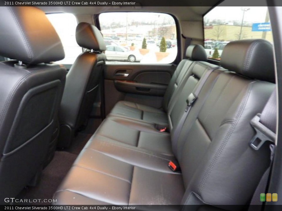Ebony Interior Photo for the 2011 Chevrolet Silverado 3500HD LTZ Crew Cab 4x4 Dually #43858689