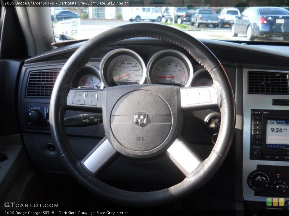 Dark Slate Gray/Light Slate Gray Interior Steering Wheel for the 2006 Dodge Charger SRT-8 #43860394
