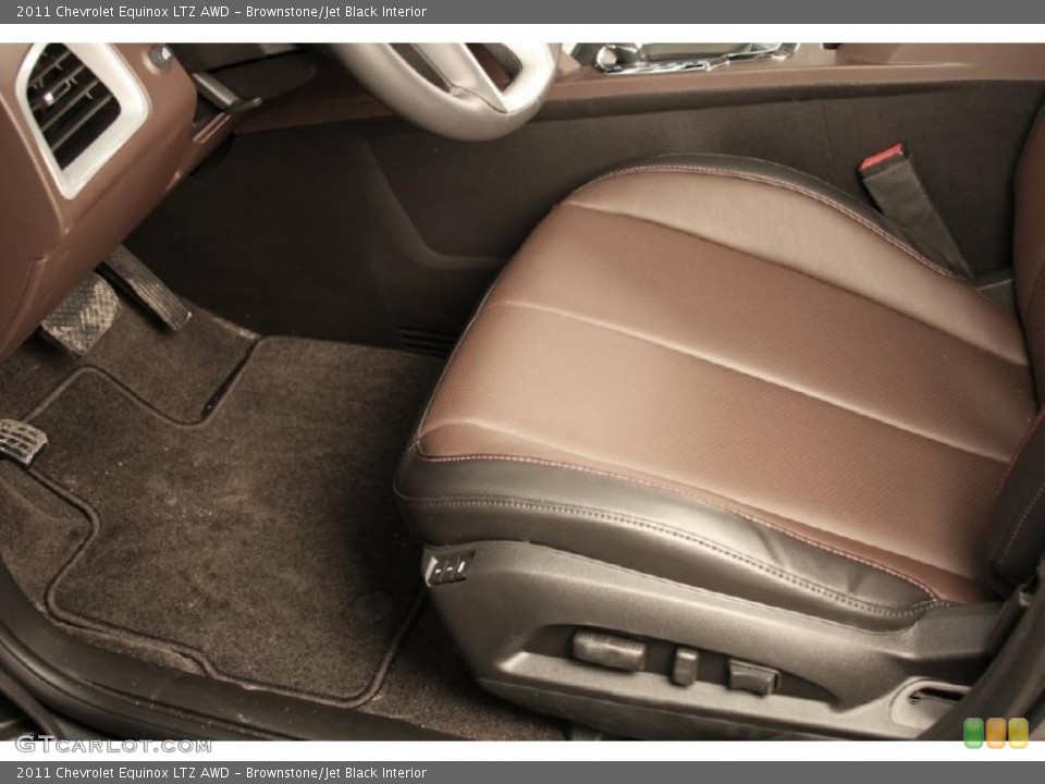 Brownstone/Jet Black Interior Photo for the 2011 Chevrolet Equinox LTZ AWD #43870093