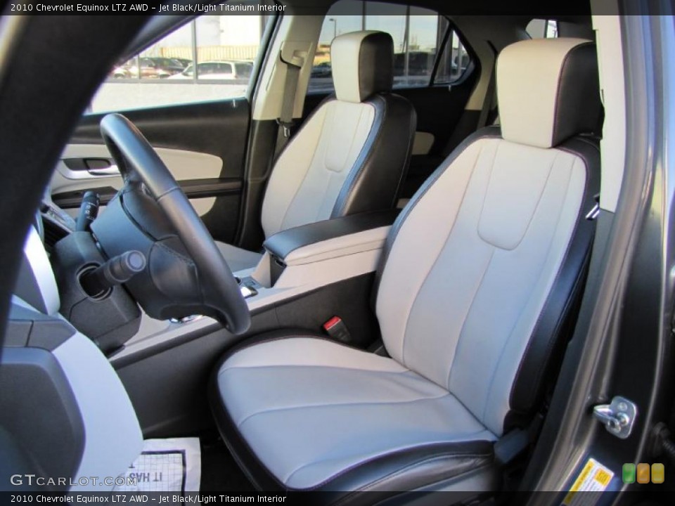 Jet Black/Light Titanium Interior Photo for the 2010 Chevrolet Equinox LTZ AWD #43870815