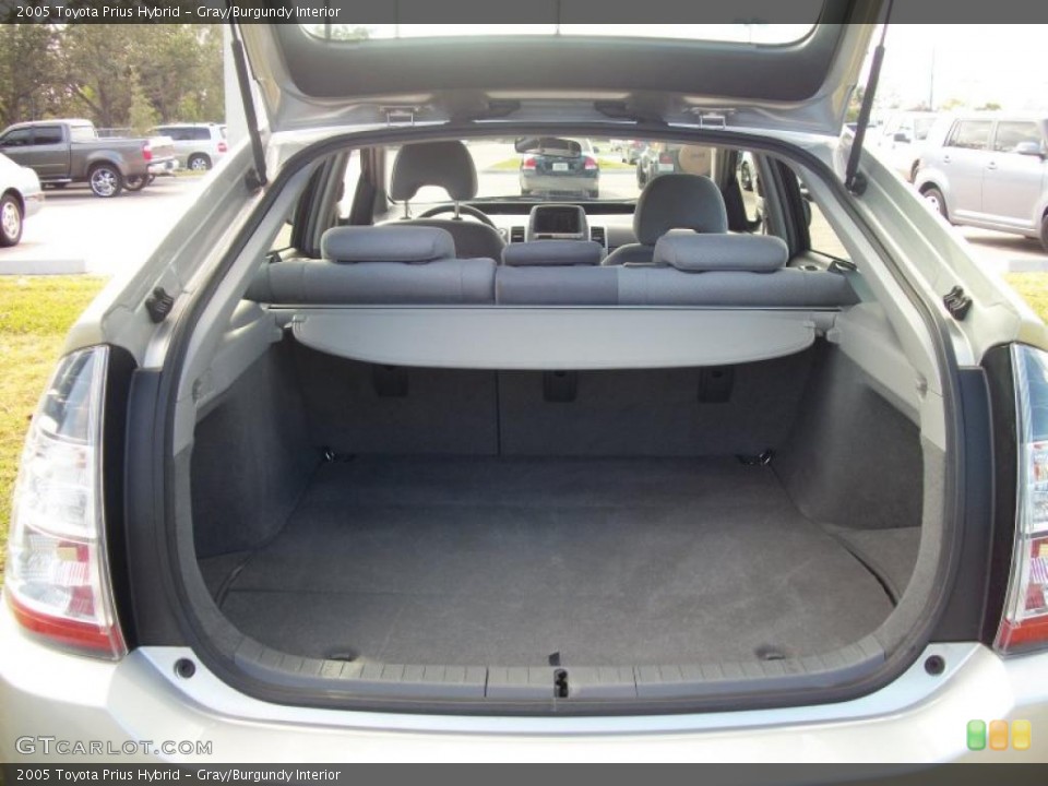 Gray/Burgundy Interior Trunk for the 2005 Toyota Prius Hybrid #43878995