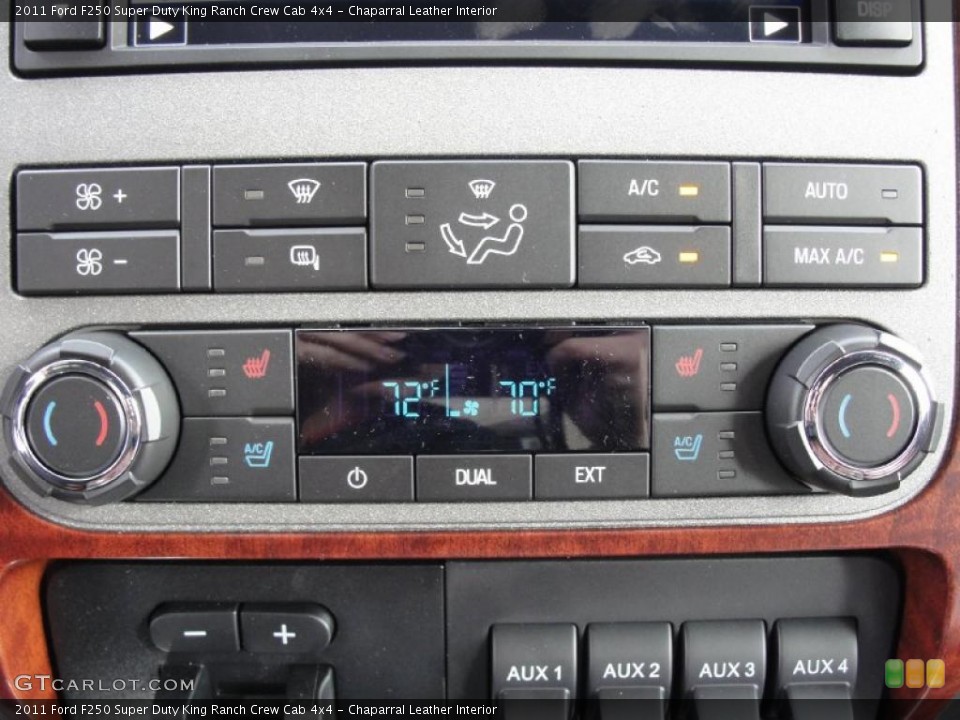 Chaparral Leather Interior Controls for the 2011 Ford F250 Super Duty King Ranch Crew Cab 4x4 #43883907