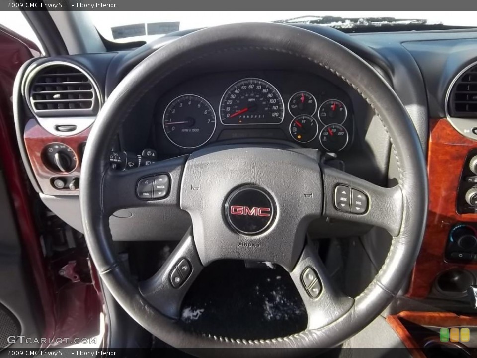 Ebony Interior Steering Wheel for the 2009 GMC Envoy SLT #43884271