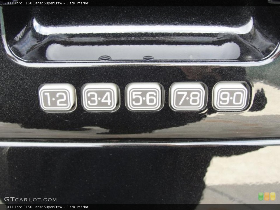 Black Interior Controls for the 2011 Ford F150 Lariat SuperCrew #43884882