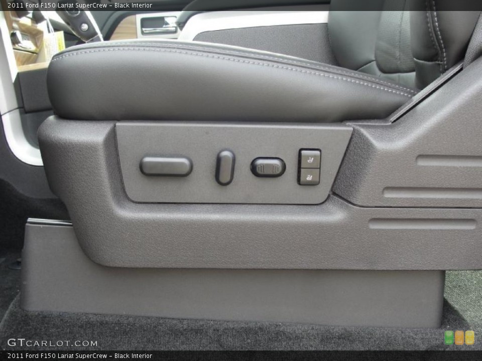Black Interior Controls for the 2011 Ford F150 Lariat SuperCrew #43885010