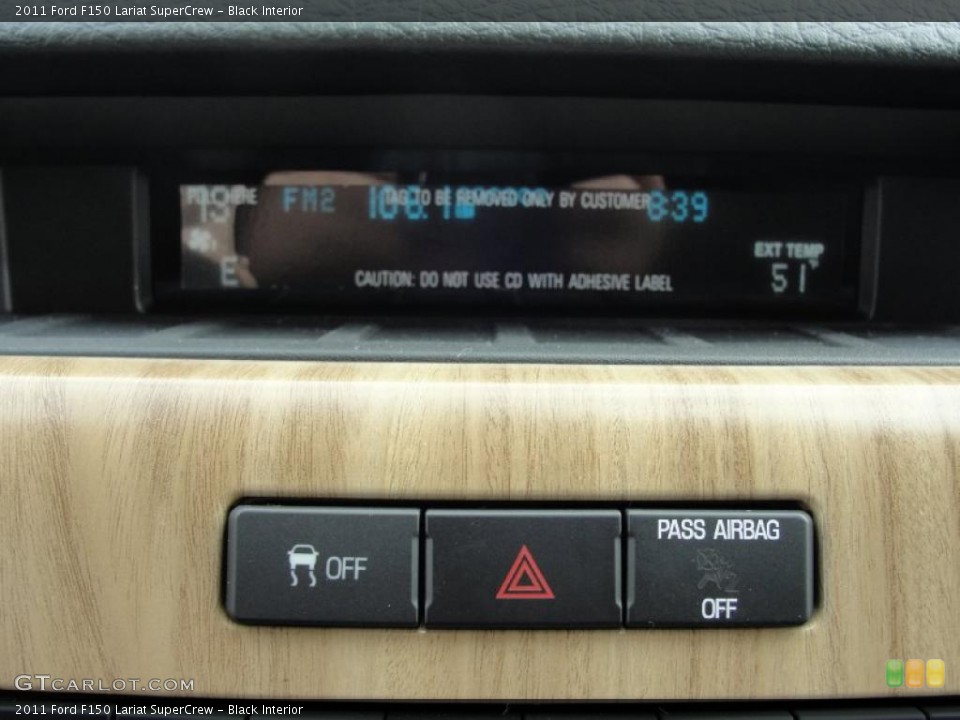 Black Interior Controls for the 2011 Ford F150 Lariat SuperCrew #43885054