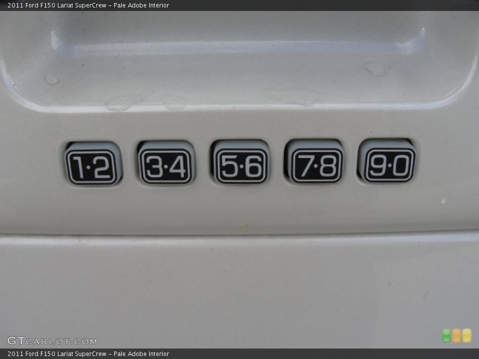 Pale Adobe Interior Controls for the 2011 Ford F150 Lariat SuperCrew #43885355