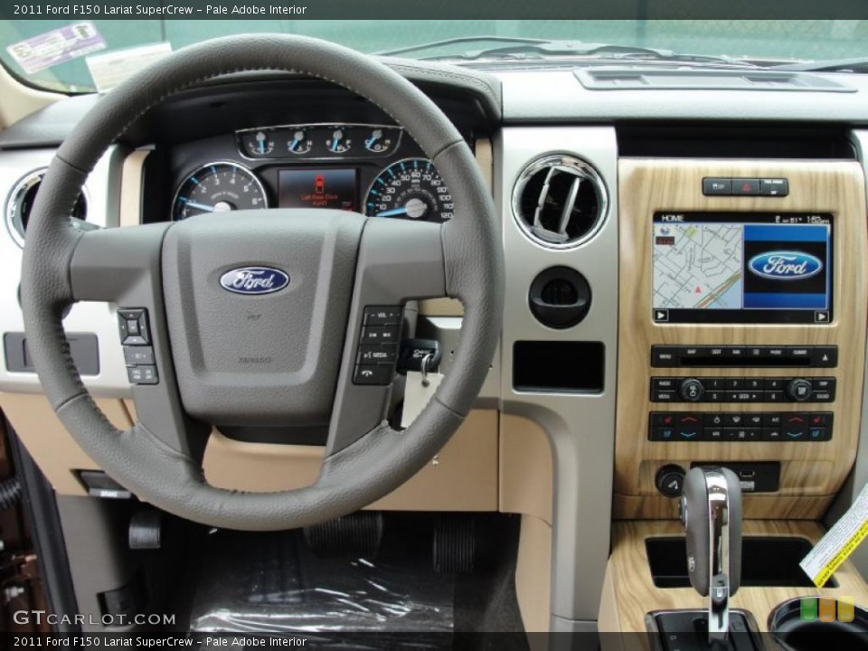 Pale Adobe Interior Dashboard for the 2011 Ford F150 Lariat SuperCrew #43886031