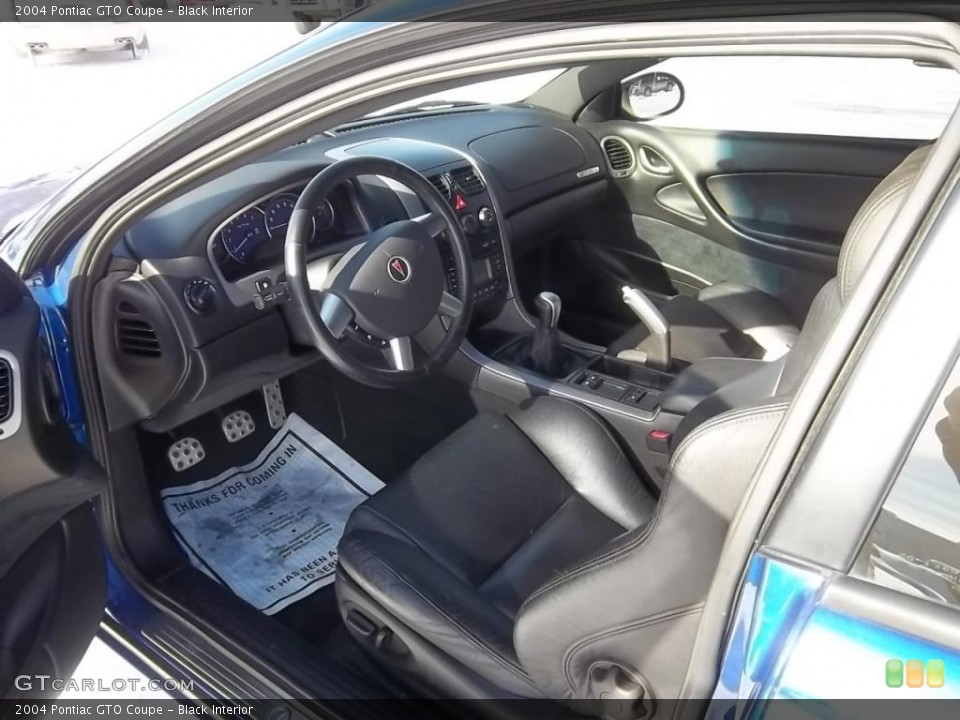 Black Interior Prime Interior for the 2004 Pontiac GTO Coupe #43886235