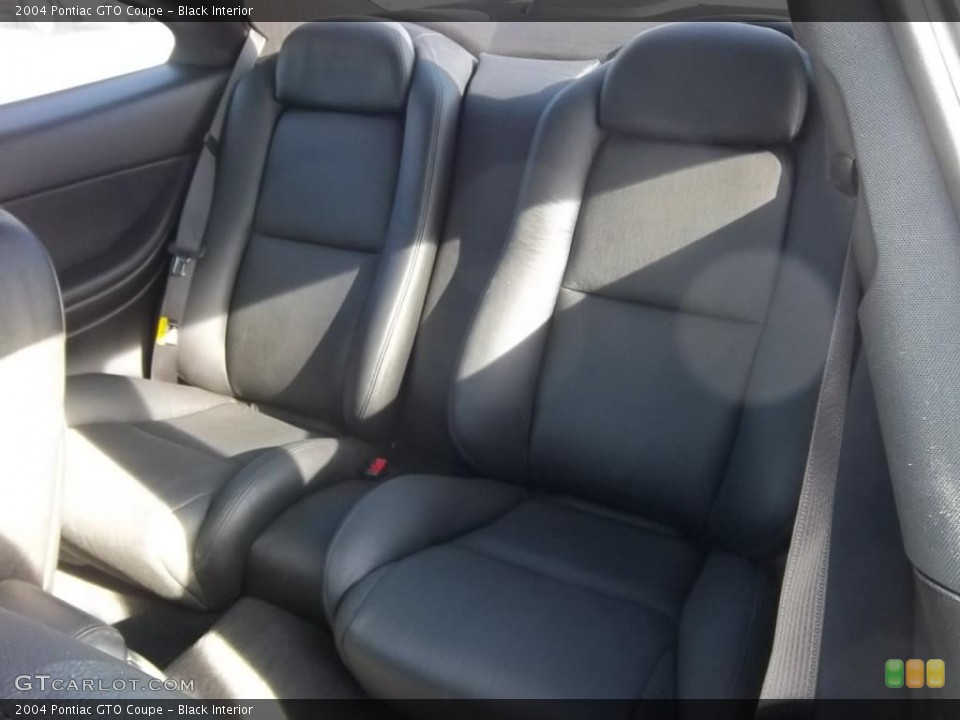 Black Interior Photo for the 2004 Pontiac GTO Coupe #43886267