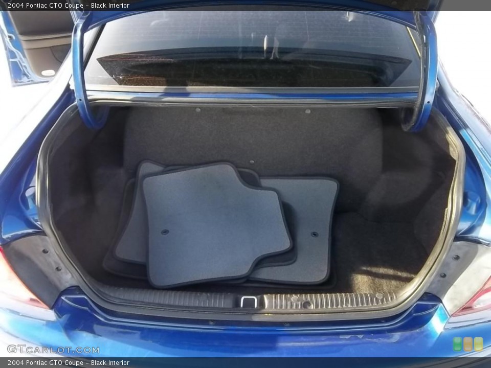 Black Interior Trunk for the 2004 Pontiac GTO Coupe #43886284