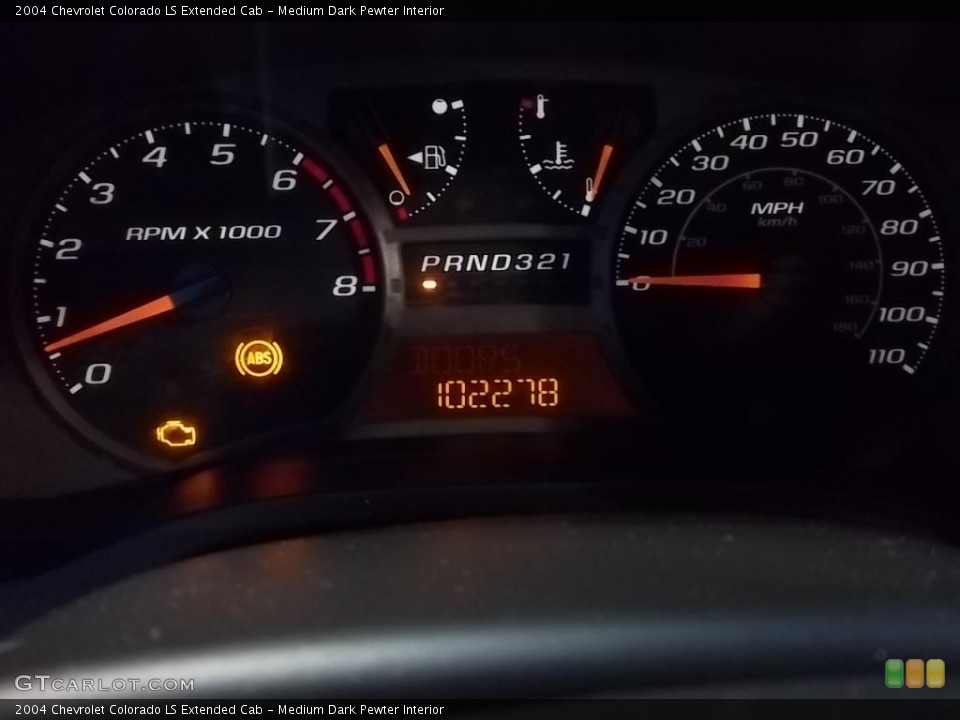 Medium Dark Pewter Interior Gauges for the 2004 Chevrolet Colorado LS Extended Cab #43886909
