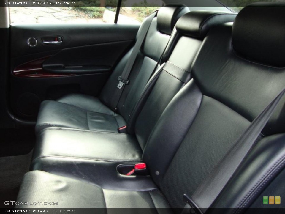 Black Interior Photo for the 2008 Lexus GS 350 AWD #43888856
