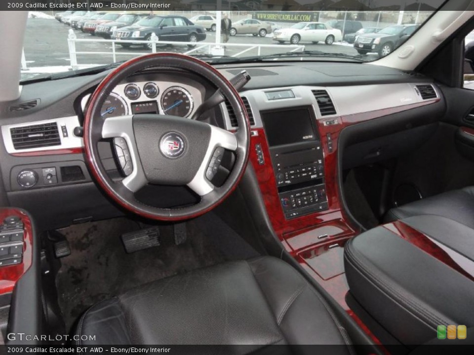 Ebony/Ebony Interior Prime Interior for the 2009 Cadillac Escalade EXT AWD #43890236