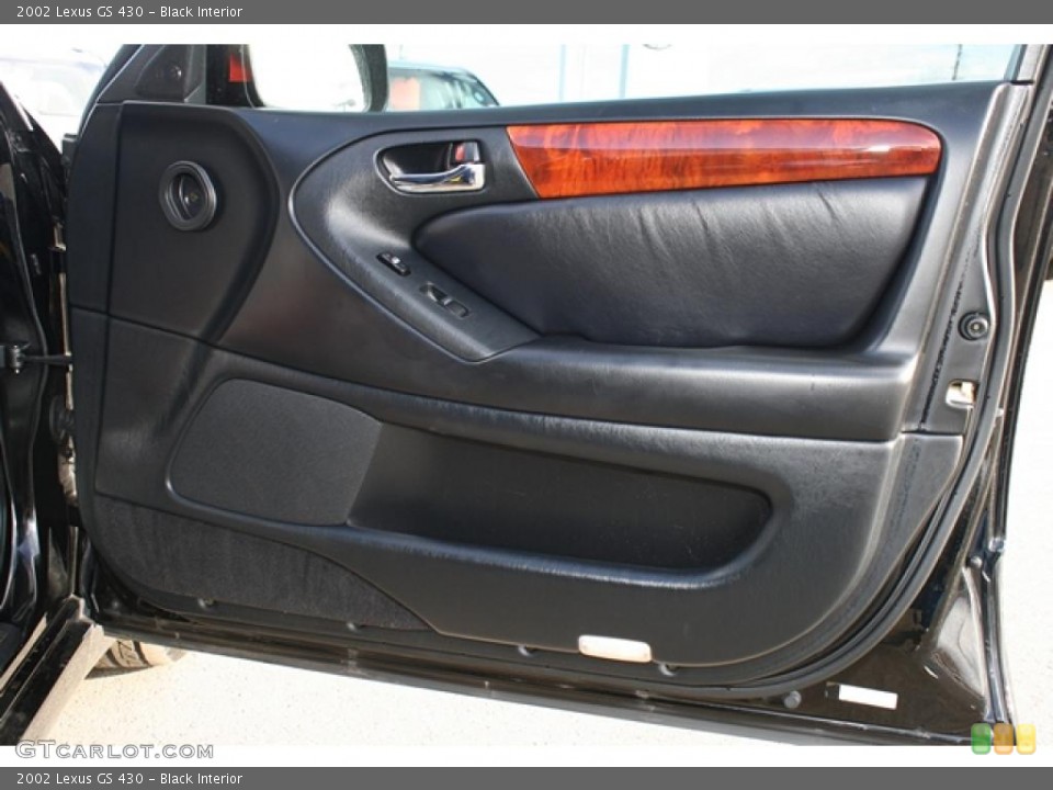 Black Interior Door Panel for the 2002 Lexus GS 430 #43894037
