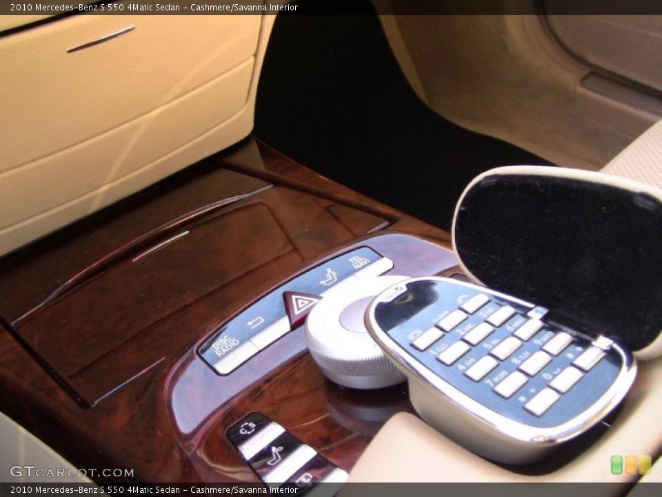 Cashmere/Savanna Interior Controls for the 2010 Mercedes-Benz S 550 4Matic Sedan #43894133