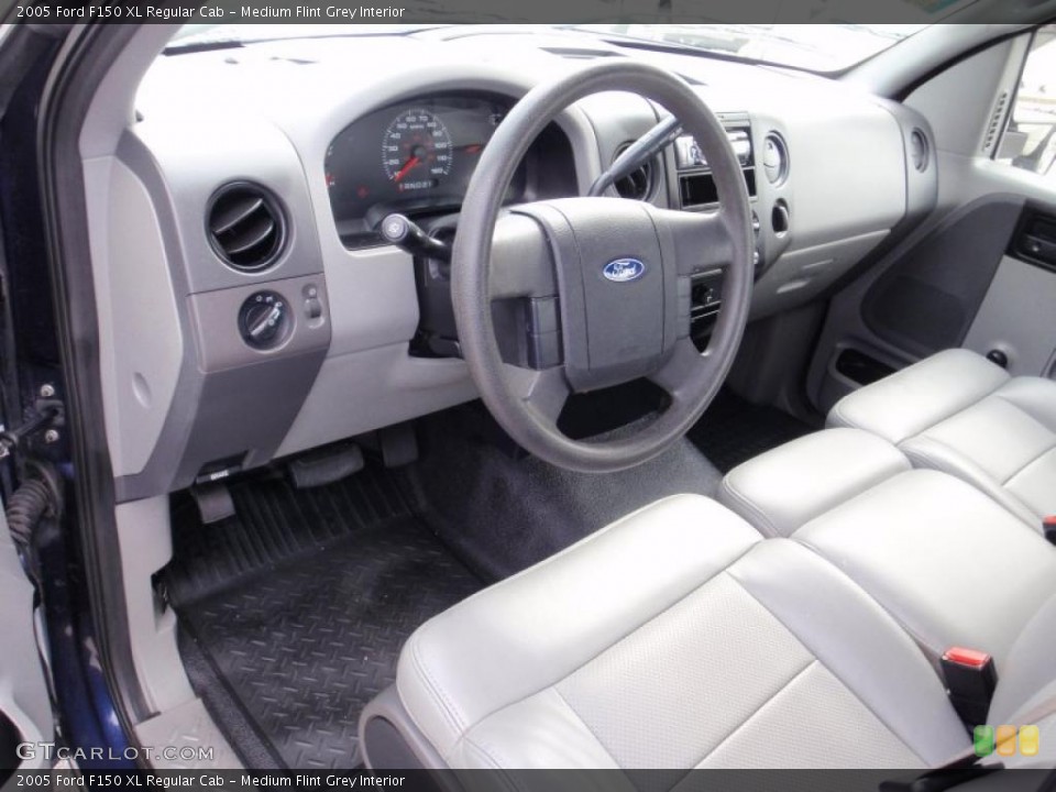 Medium Flint Grey Interior Dashboard for the 2005 Ford F150 XL Regular Cab #43894837