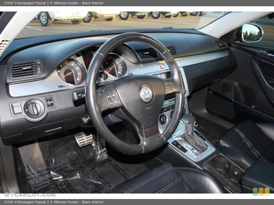 Black Interior Photo for the 2006 Volkswagen Passat 3.6 4Motion Sedan #43895133
