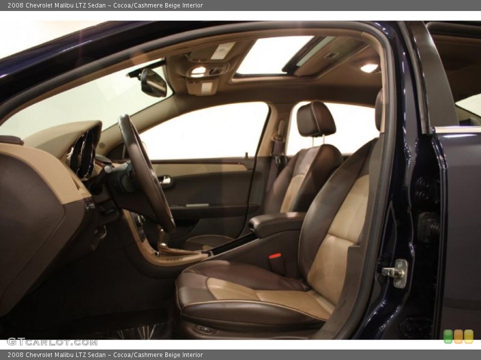 Cocoa/Cashmere Beige Interior Photo for the 2008 Chevrolet Malibu LTZ Sedan #43899665