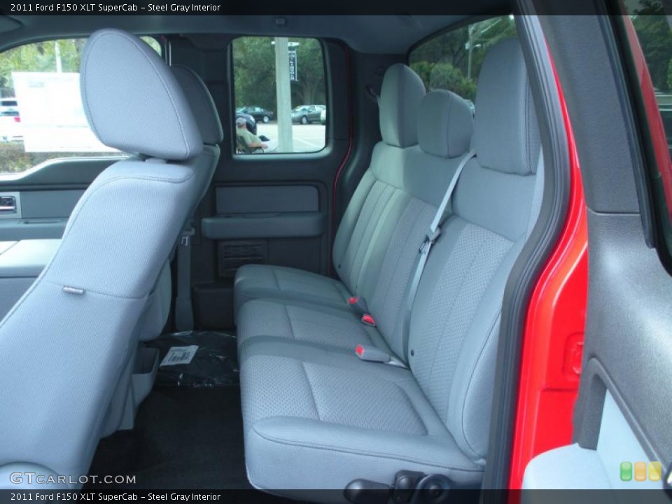 Steel Gray Interior Photo for the 2011 Ford F150 XLT SuperCab #43901257