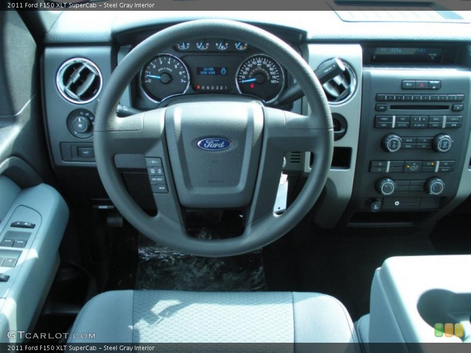 Steel Gray Interior Dashboard for the 2011 Ford F150 XLT SuperCab #43901269