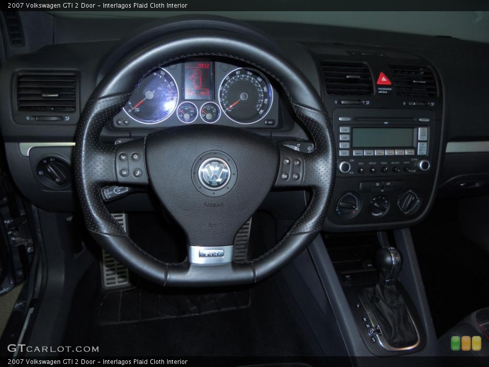 Interlagos Plaid Cloth Interior Dashboard for the 2007 Volkswagen GTI 2 Door #43910298