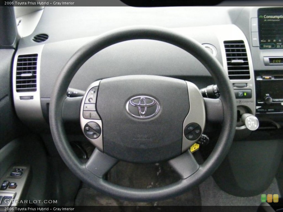 Gray Interior Steering Wheel for the 2006 Toyota Prius Hybrid #43910878