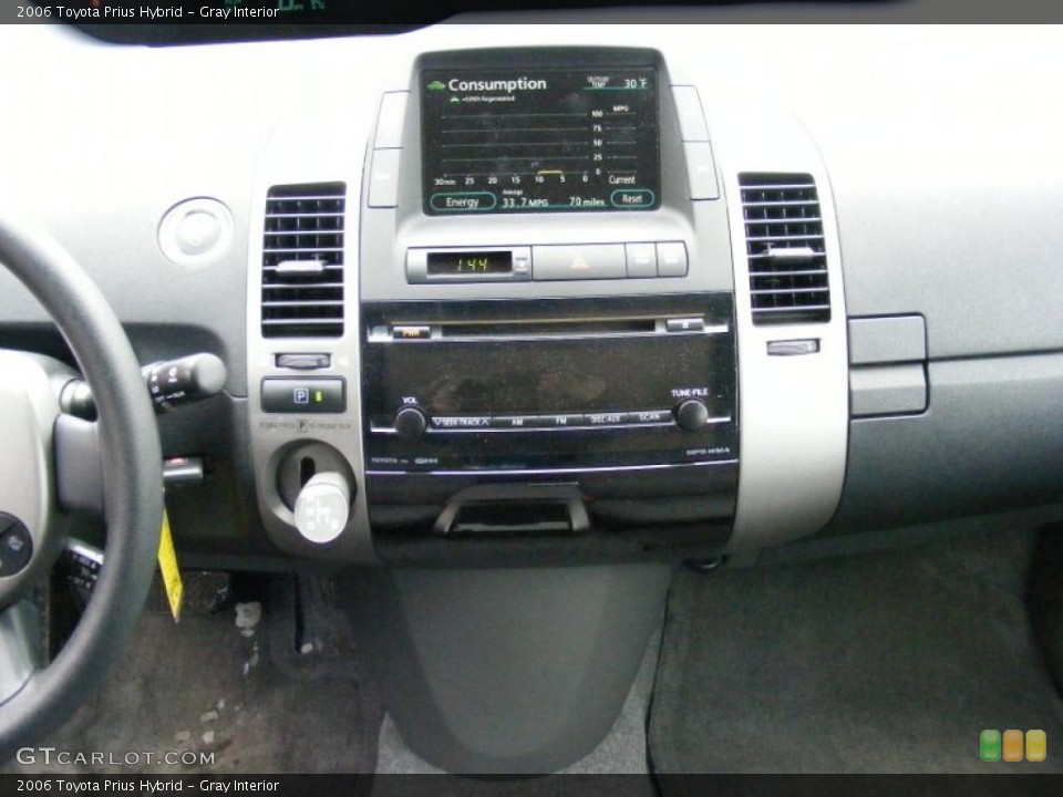Gray Interior Controls for the 2006 Toyota Prius Hybrid #43910902