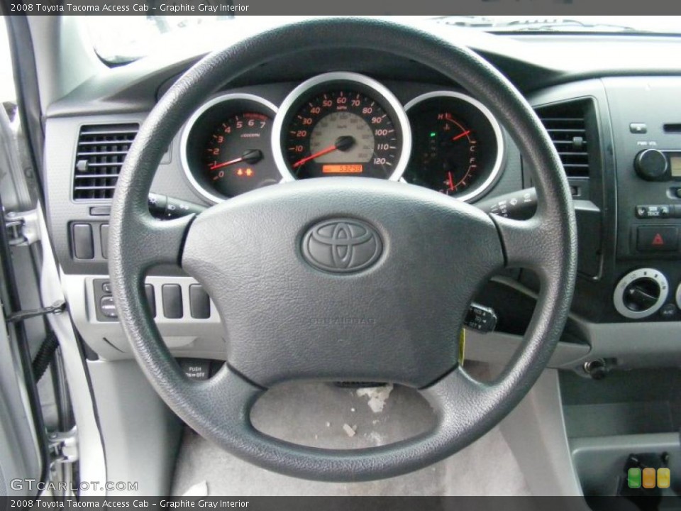 Graphite Gray Interior Steering Wheel for the 2008 Toyota Tacoma Access Cab #43915610