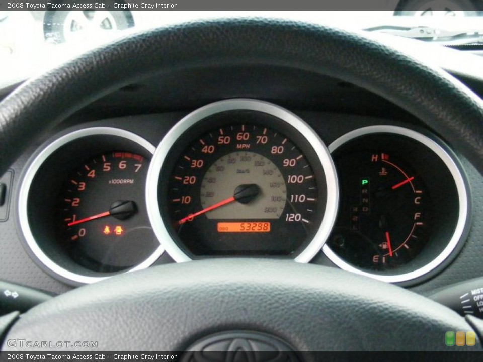 Graphite Gray Interior Gauges for the 2008 Toyota Tacoma Access Cab #43915626