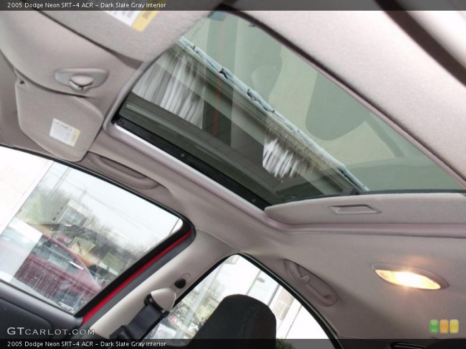 Dark Slate Gray Interior Sunroof for the 2005 Dodge Neon SRT-4 ACR #43918450