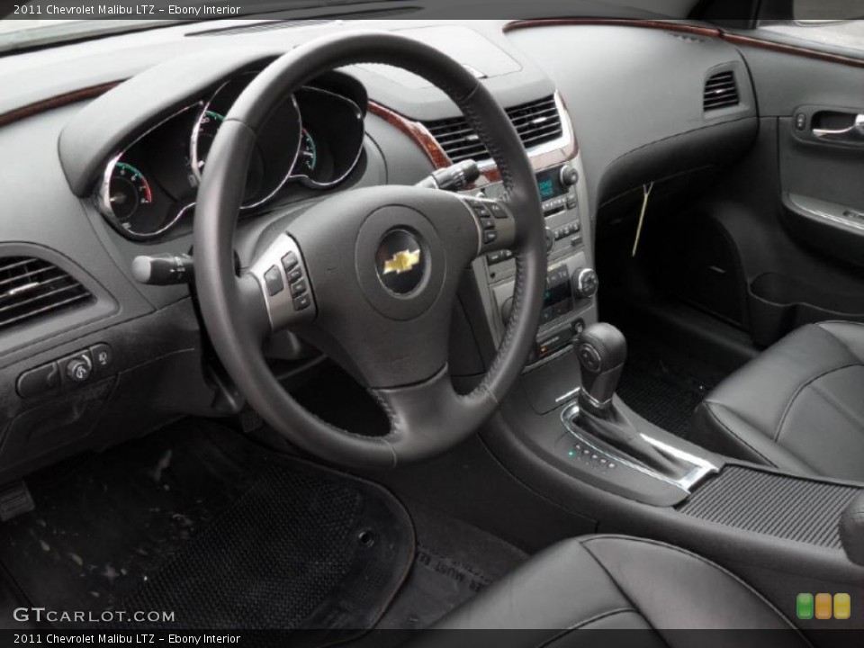 Ebony Interior Prime Interior for the 2011 Chevrolet Malibu LTZ #43920538