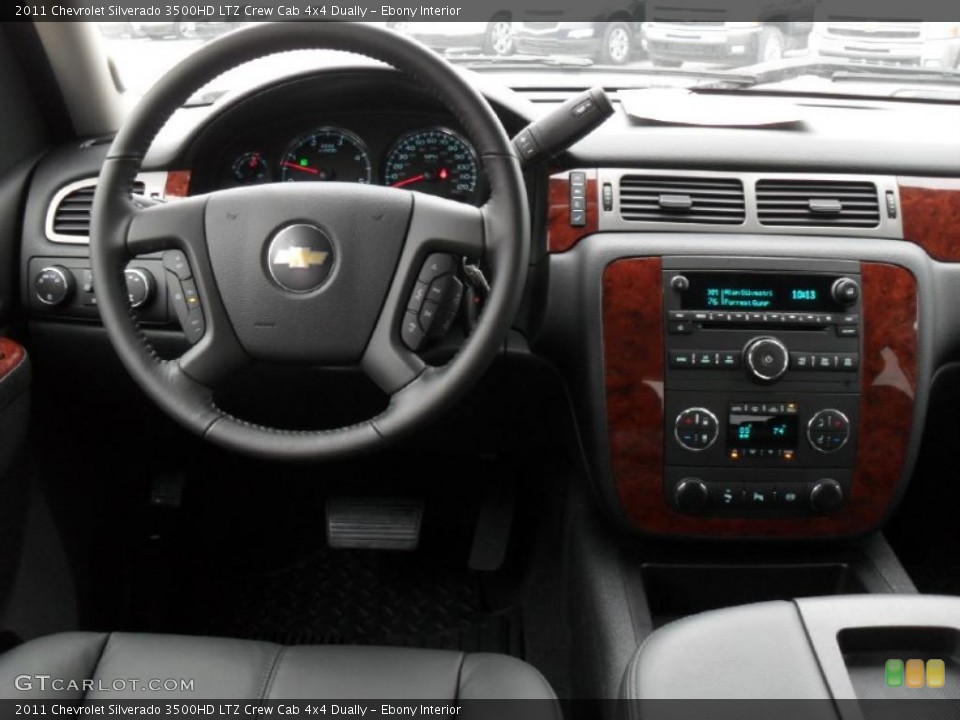 Ebony Interior Dashboard for the 2011 Chevrolet Silverado 3500HD LTZ Crew Cab 4x4 Dually #43920786